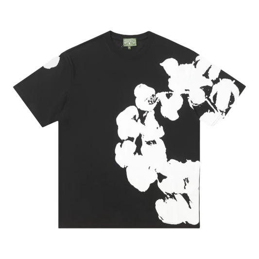 Denim Tears Big Cotton Wreath Tee ‘Black White’
