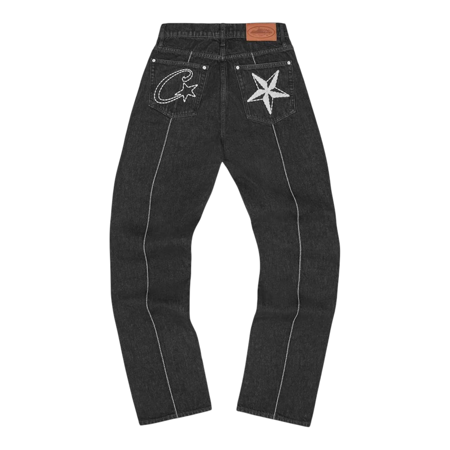 Corteiz C-Star Stitch-Down Jeans
‘Black’