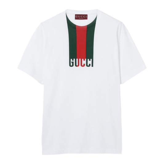 Gucci Web-detail T-shirt ‘White’