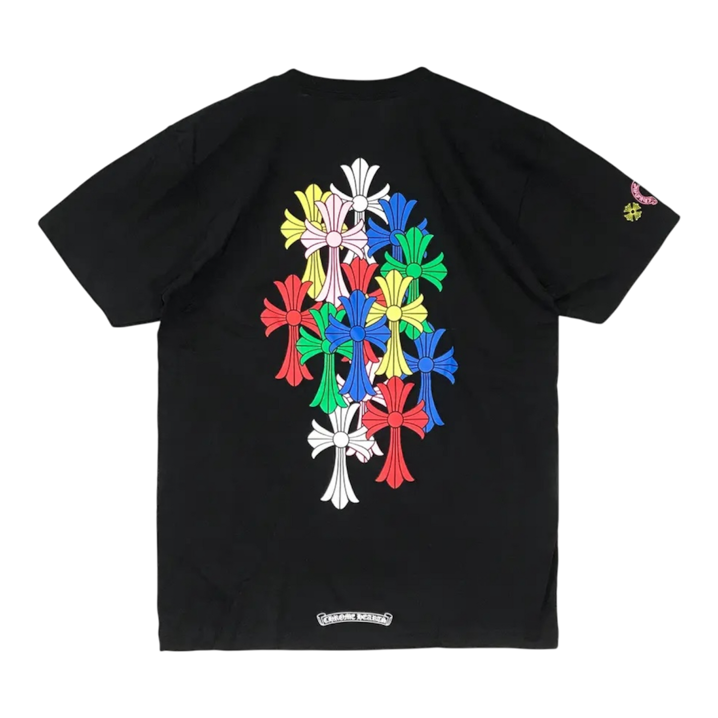 Chrome Hearts Cross Cemetery Tee 'Black/Multicolor'