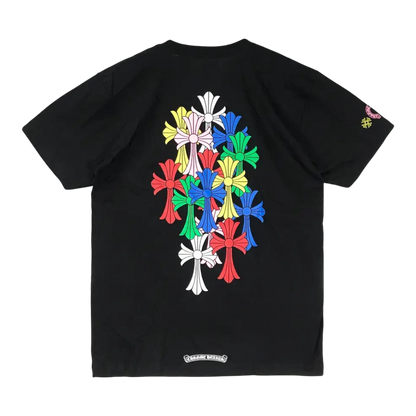 Chrome Hearts Cross Cemetery Tee 'Black/Multicolor'