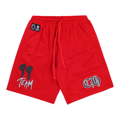 Chrome Hearts x Matty Boy "99 Team" Mesh Warm Up Jersey Pants ‘Red’