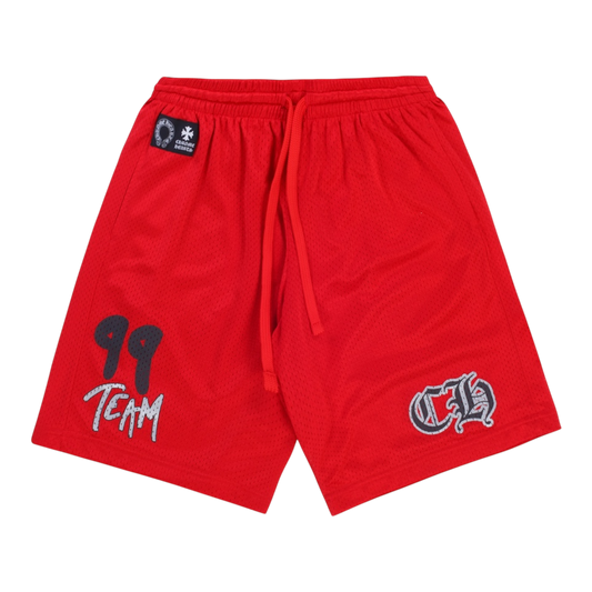 Chrome Hearts x Matty Boy "99 Team" Mesh Warm Up Jersey Pants ‘Red’