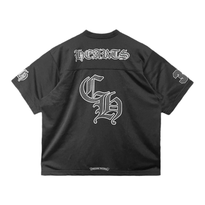 Chrome Hearts Mesh Stadium Football Jersey ‘Black’