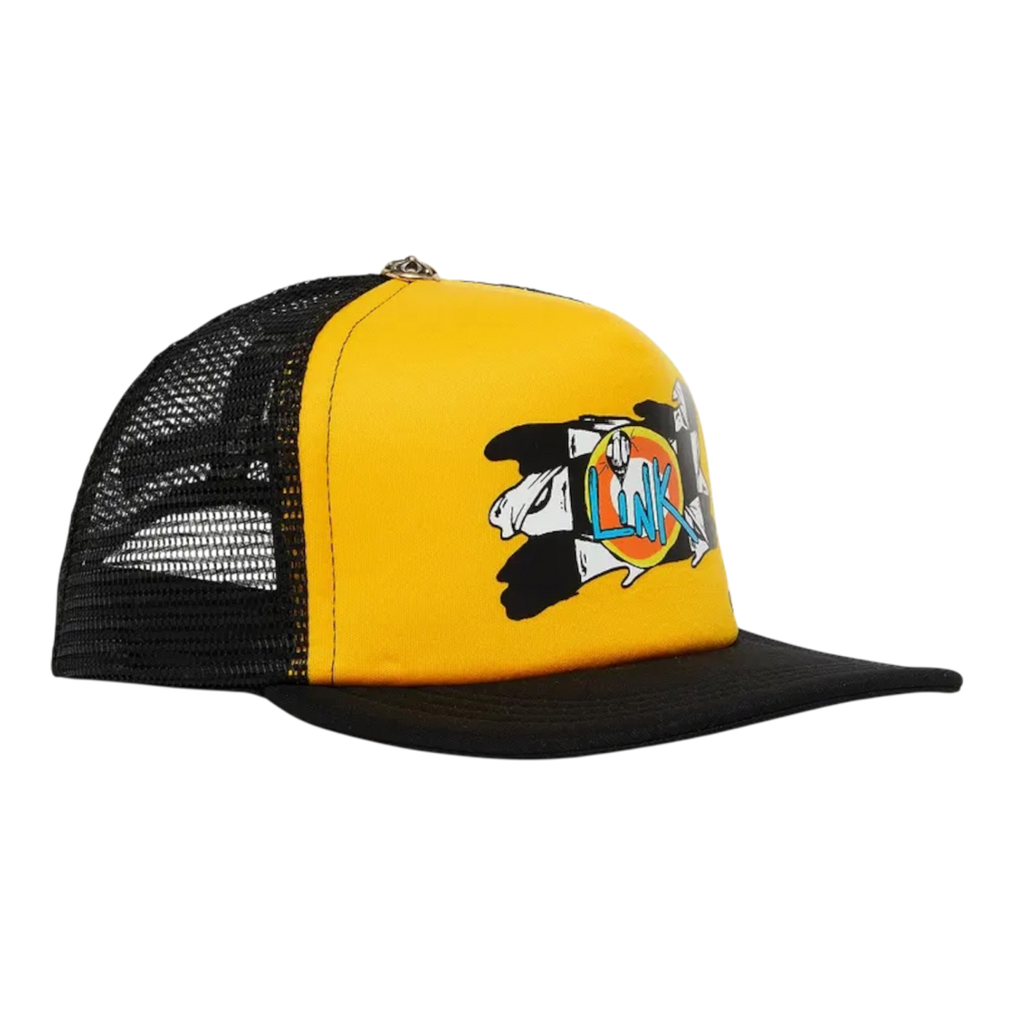 Chrome Hearts x Matty Boy Sex Records Link Trucker Hat 'Yellow Black'