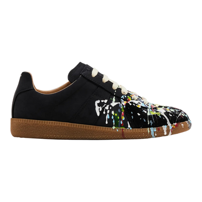 Maison Margiela Replica Low “Paint Splatter” ‘Black Pollock’