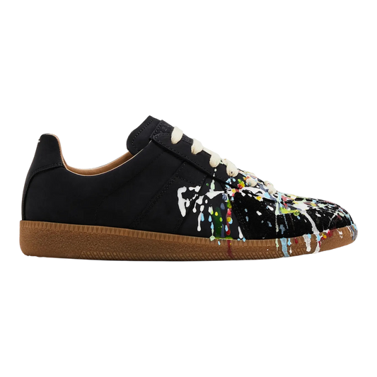 Maison Margiela Replica Low “Paint Splatter” ‘Black Pollock’