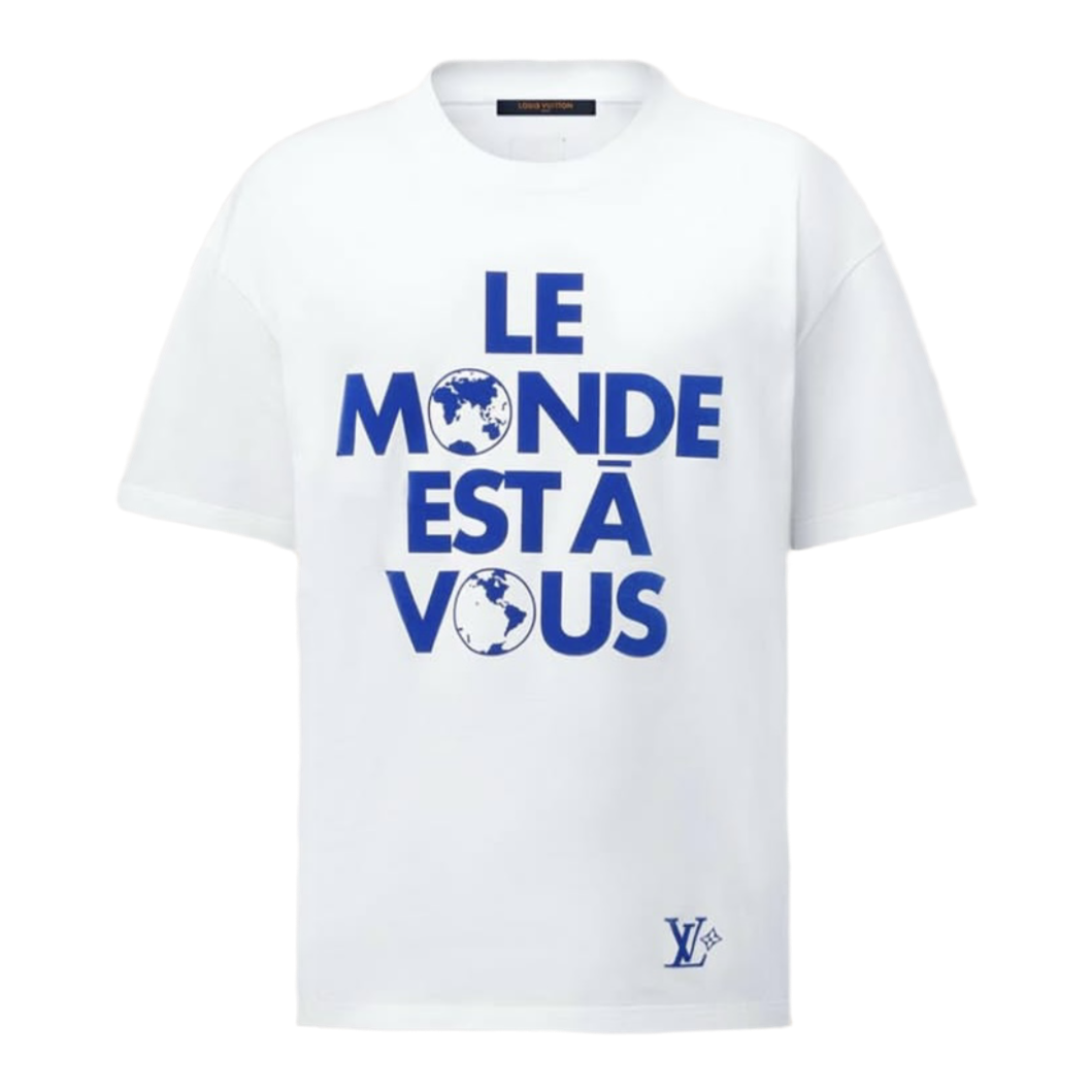 Louis Vuitton Graphic Cotton T-Shirt ‘White’