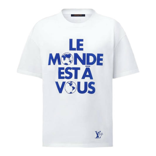 Louis Vuitton Graphic Cotton T-Shirt ‘White’