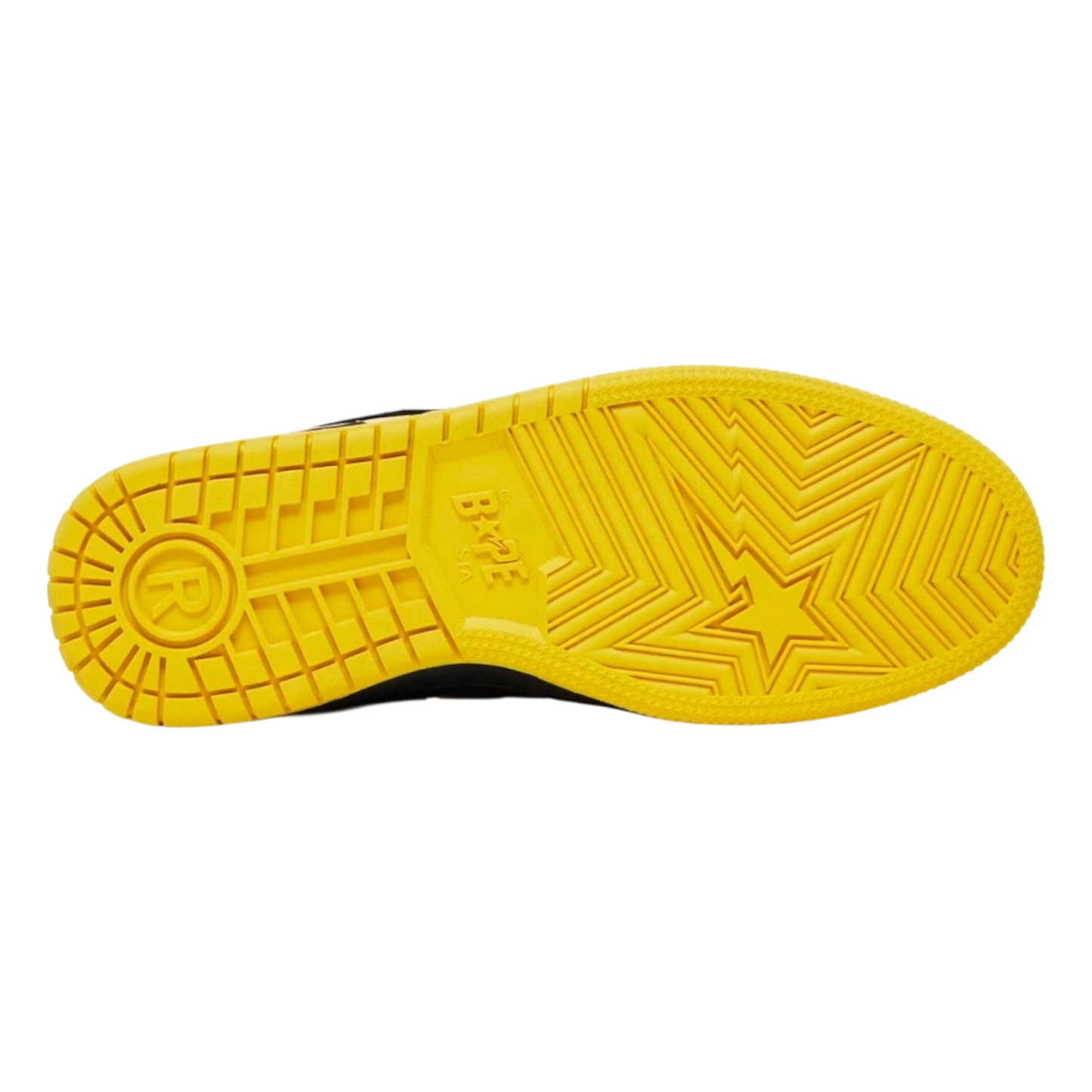 A Bathing Ape Sk8 Sta ‘Black Electric Yellow’
