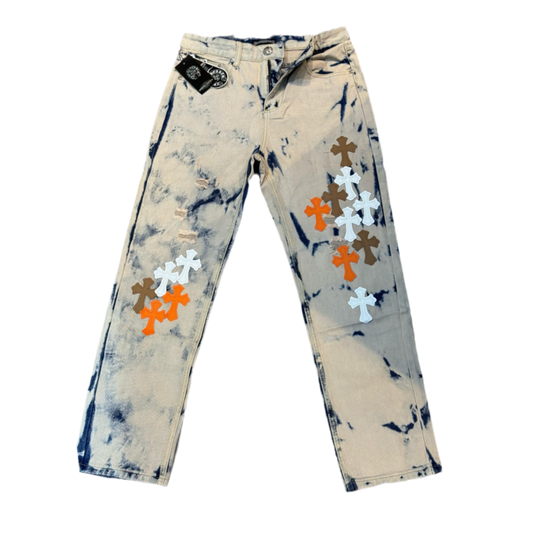 Chrome Hearts Levis straight leg jeans  ‘Silver Birch/Light Indigo'