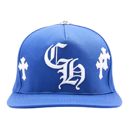 Chrome Hearts Cross Patch Baseball Hat ‘Blue’