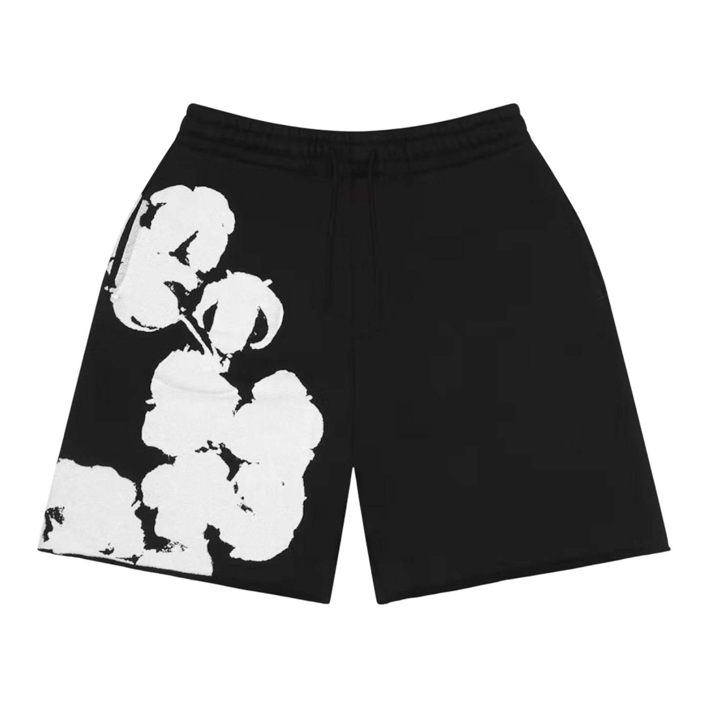 Denim Tears Big Cotton Wreath shorts ‘Black White’