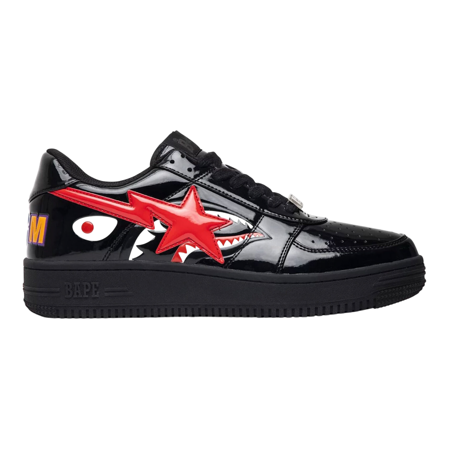 Bapesta Low M1 “Shark Face”‘Black’