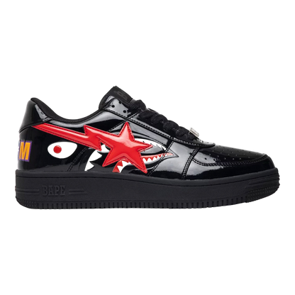 Bapesta Low M1 “Shark Face”‘Black’