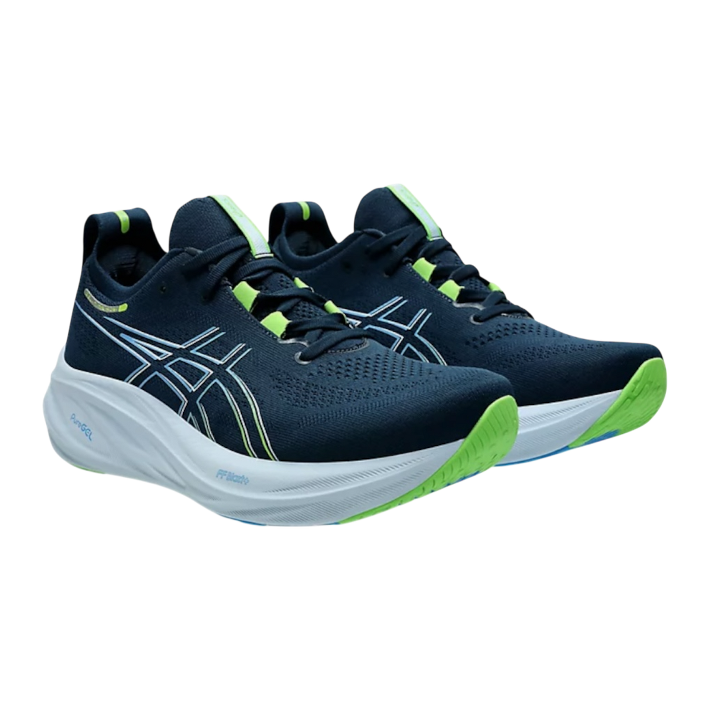 Asics Gel Nimbus 26 ‘French Blue Electric Lime Green’