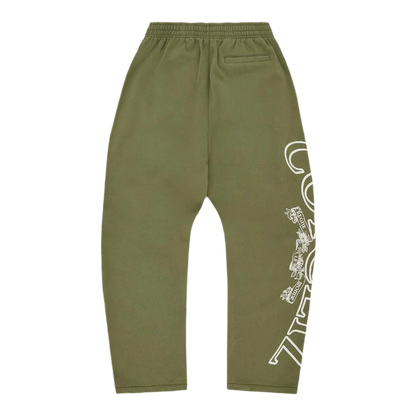 Corteiz CRTZ Superior Royale Open Hem Pant 'Olive'
