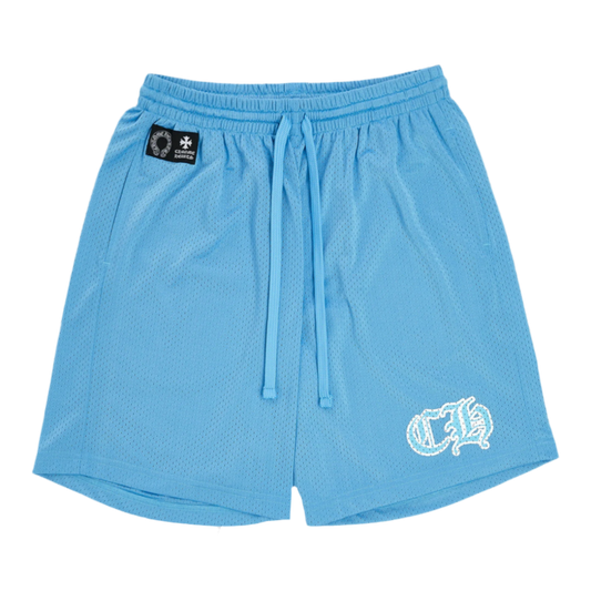 Chrome Hearts Sports Mesh Varsity Shorts ‘Baby Blue’