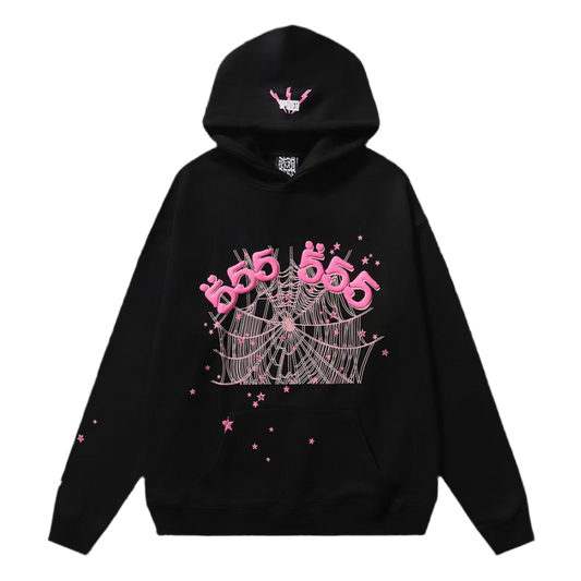 Sp5der Angel Number Hoodie ‘Black’