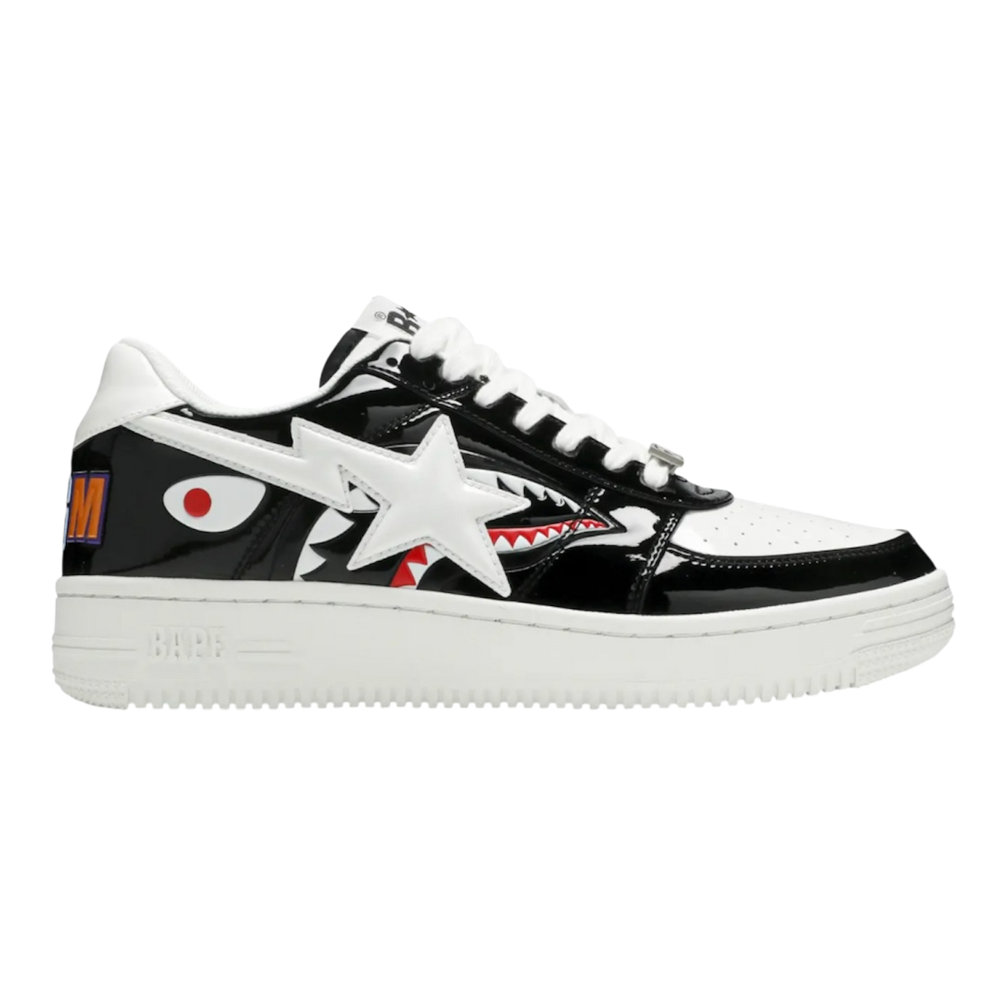 Bapesta Low M1 “Shark Face” ‘Black/White’