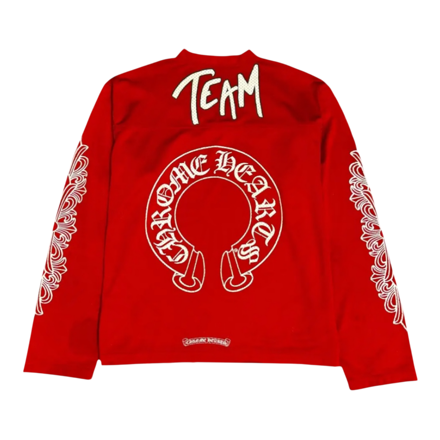CHROME HEARTS x MATTY BOY PPO FORM TEAM MESH WARM UP JERSEY TEE LONG SLEEVE ‘RED’