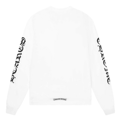Chrome Hearts Paris Long Sleeve Tshirt ‘White’