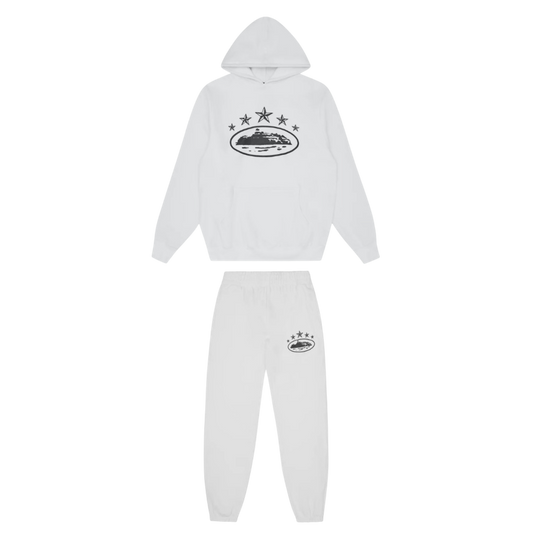 Corteiz 5 Starz Tracksuit ‘White’