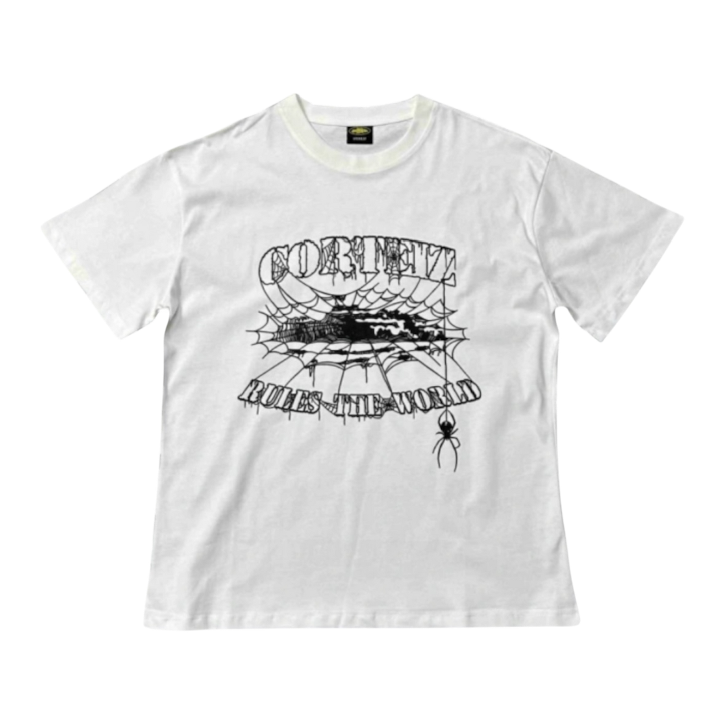 Corteiz Web Alcatraz Tee ‘White’