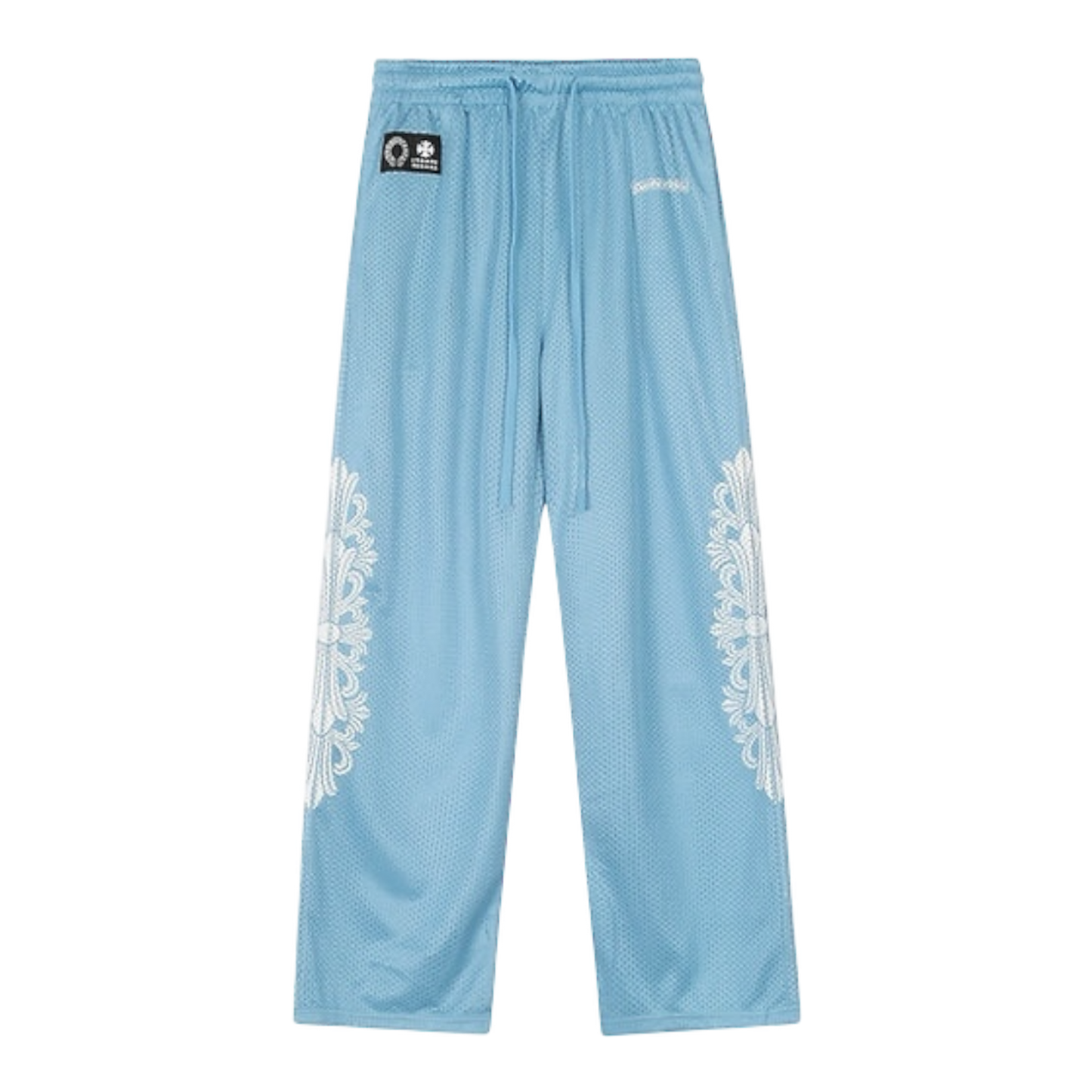 Chrome Hearts Mesh Varsity Pants CH Print Jersey ‘Light blue’