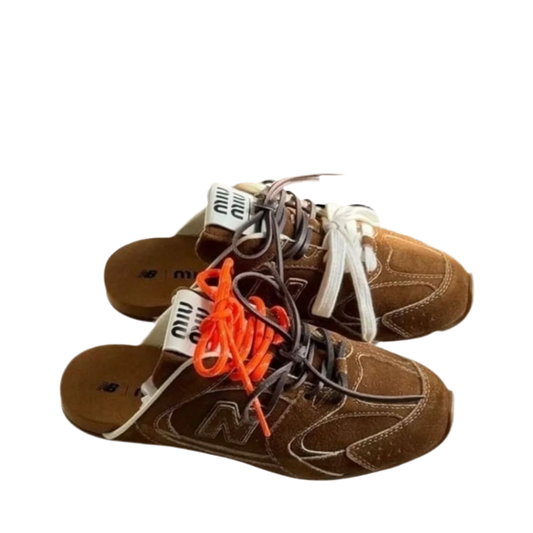 New Balance X Miu Miu 530 SL deco calf Dark Brown’