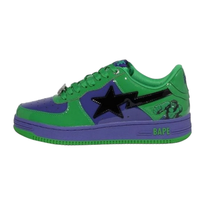 A Bathing Ape Bape Sta Marvel Comics Hulk ‘Green Purple’