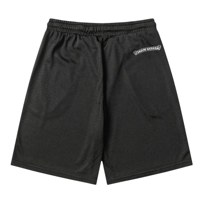 Chrome Hearts Sports Mesh Varsity Shorts ‘Black’