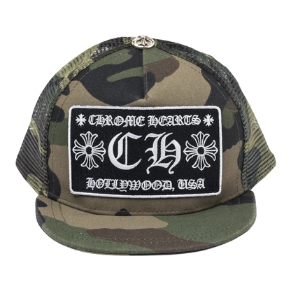 Chrome Hearts Hollywood Trucker Hat 'Green'