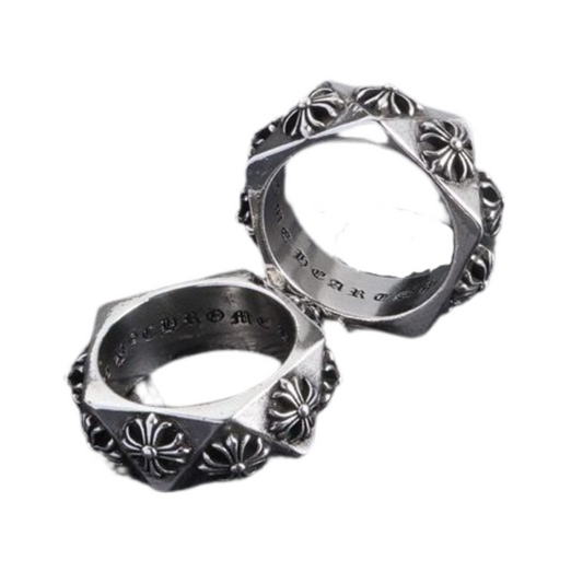 Chrome hearts hexagram plus ring ‘Sliver’