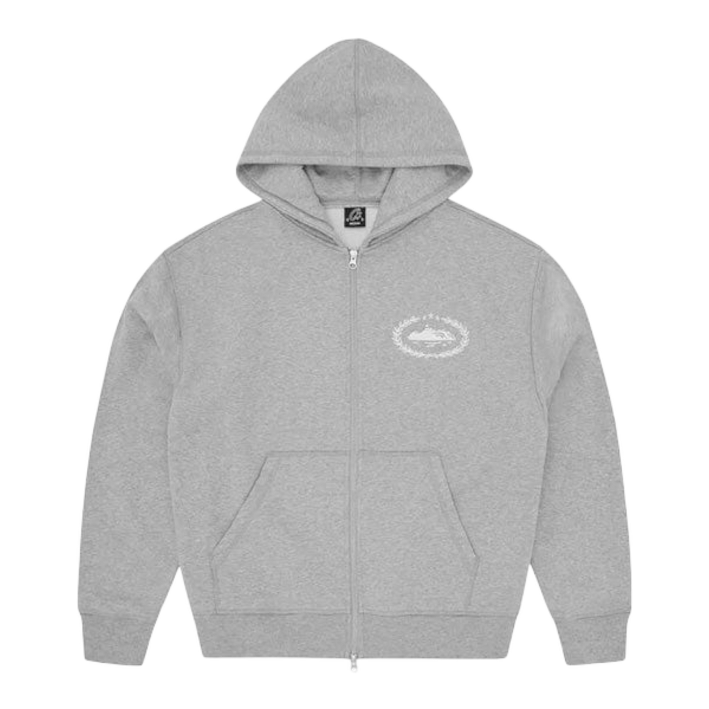 Corteiz Superior Royale Zip Hoodie 'Heather Grey'