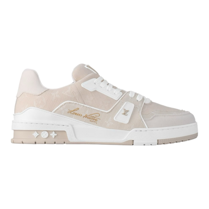 Louis Vuitton Trainer ‘Beige White Monogram Denim’