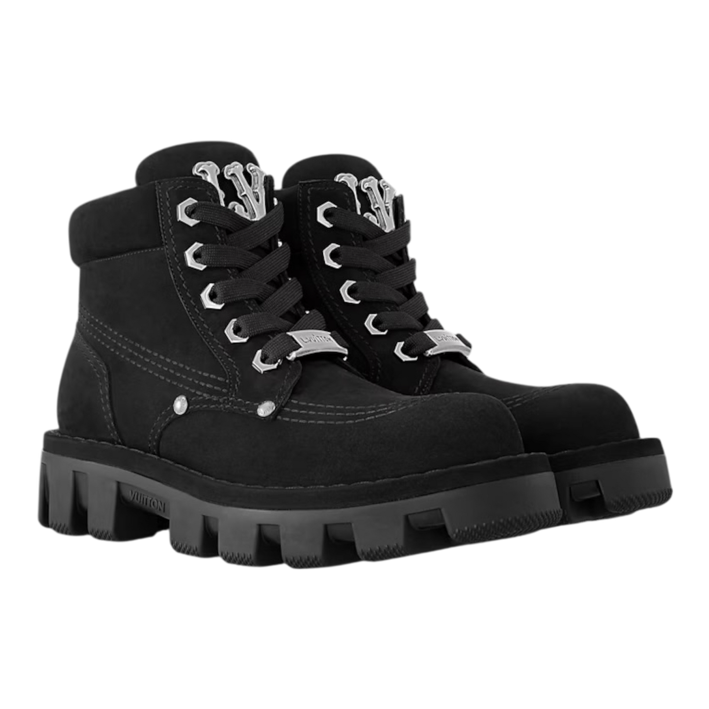 Louis Vuitton LV Checker Ankle Boot ‘Black’