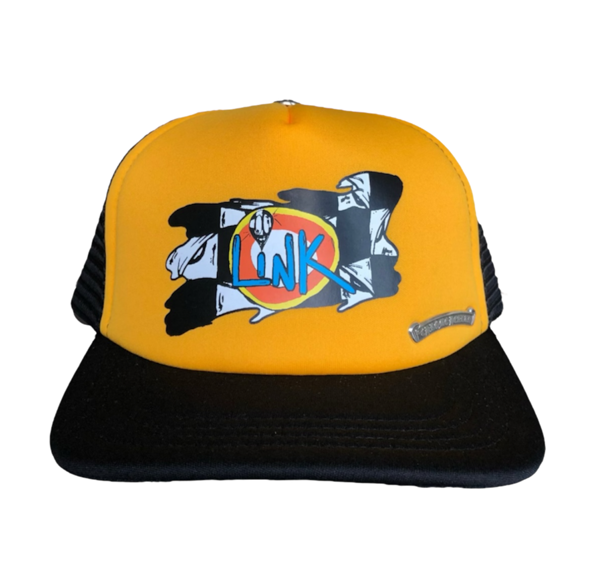 Chrome Hearts x Matty Boy Sex Records Link Trucker Hat 'Yellow Black'