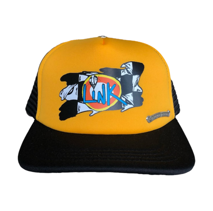 Chrome Hearts x Matty Boy Sex Records Link Trucker Hat 'Yellow Black'
