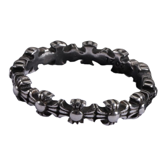 Chrome Hearts Tiny E Plus Cross Bracelet ‘Sliver’