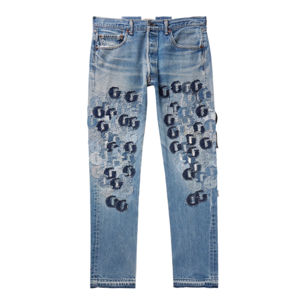 GALLERY DEPT. SUPER G PATCH Straight-Leg jeans ‘Blue’