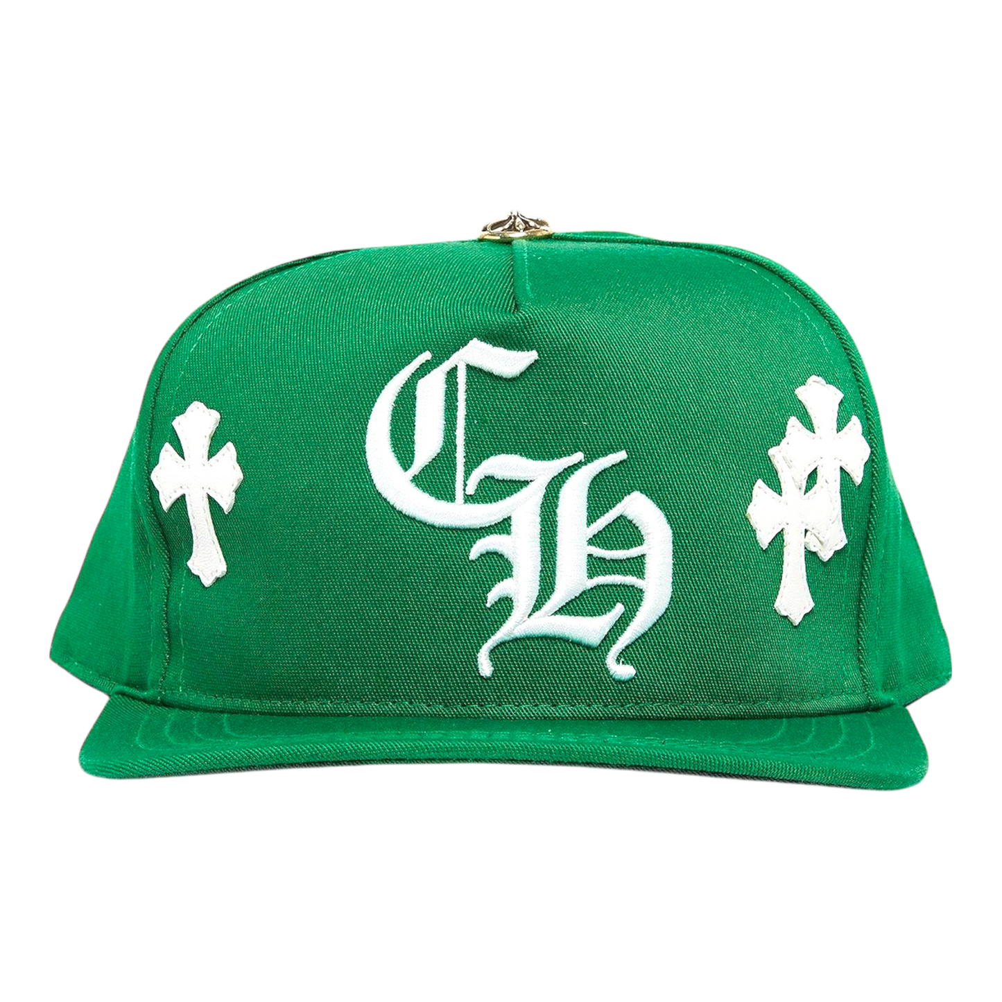 Chrome Hearts Cross Patch Baseball Hat 'Green'
