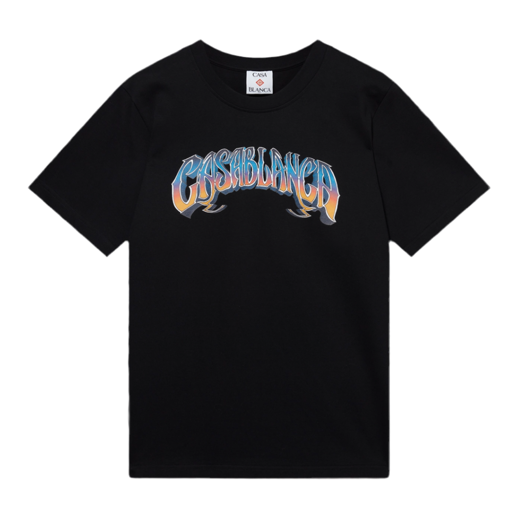 Casablanca Gradient Gothic T-shirt ‘Black’