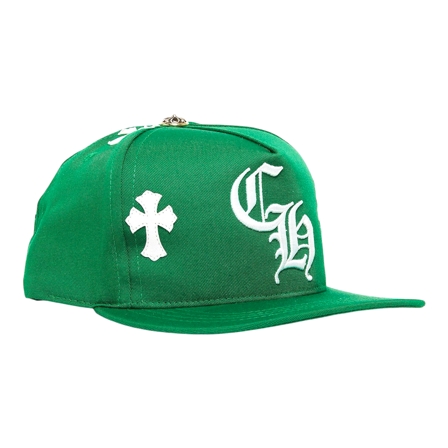 Chrome Hearts Cross Patch Baseball Hat 'Green'