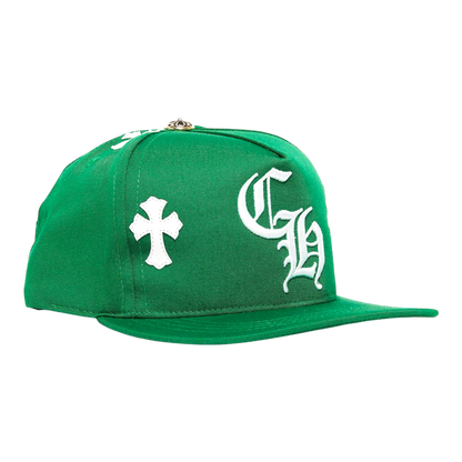 Chrome Hearts Cross Patch Baseball Hat 'Green'