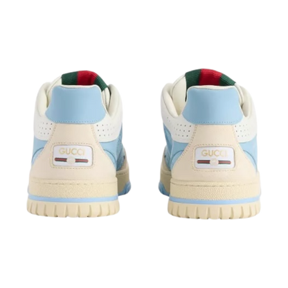 GUCCI Re-Web GG Canvas and Leather Low-Top Trainers ‘Sky blue’