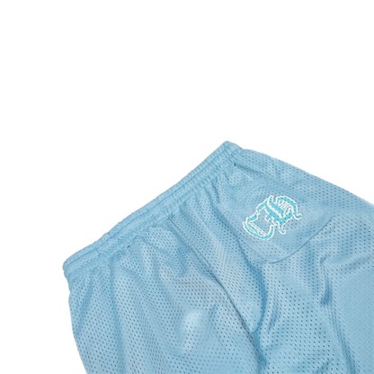 Chrome Hearts Mesh Varsity Pants CH Print Jersey ‘Light blue’