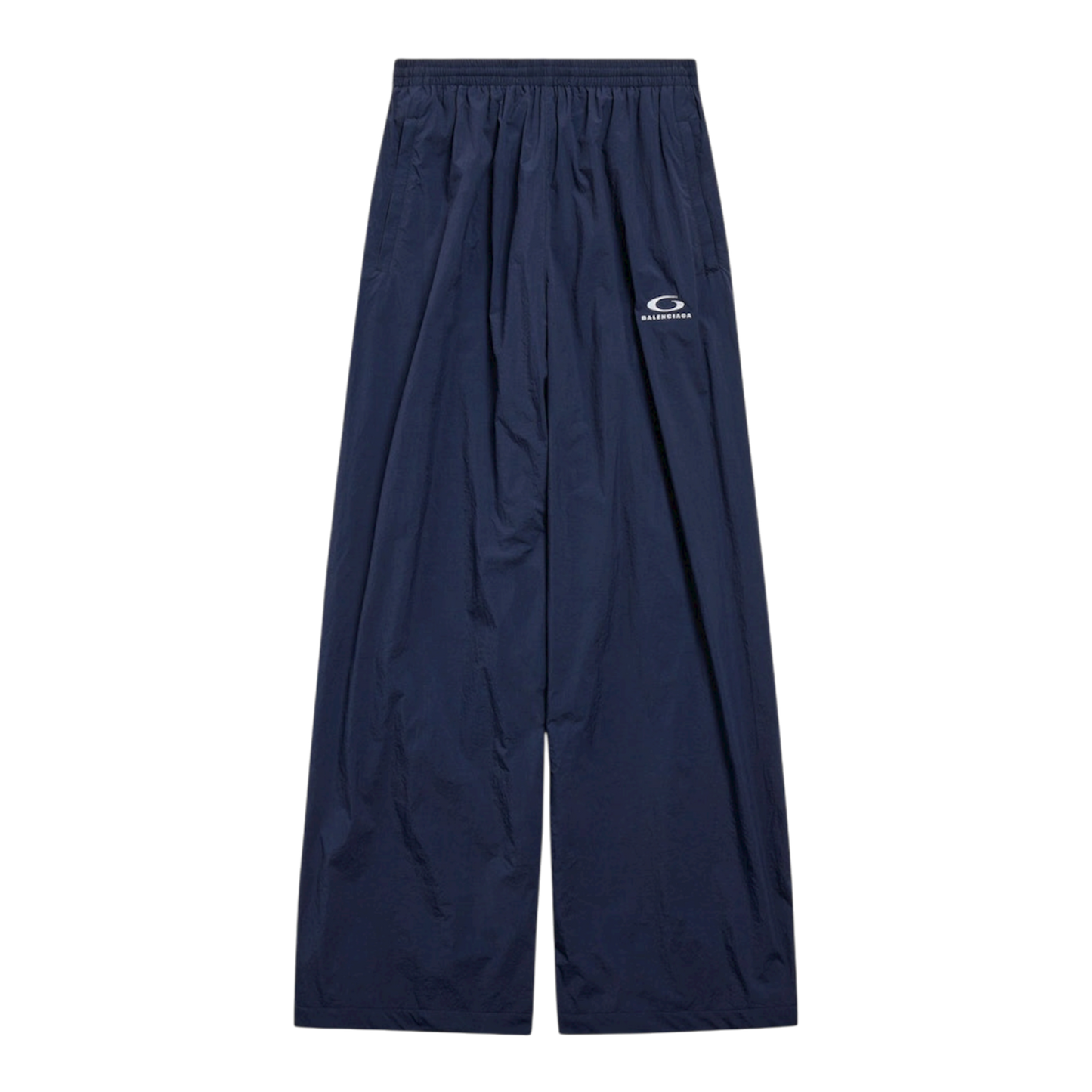 BALENCIAGA Logo Track Pants in Nylon ‘Navy’