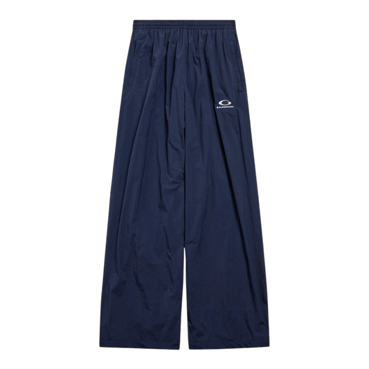 BALENCIAGA Logo Track Pants in Nylon ‘Navy’