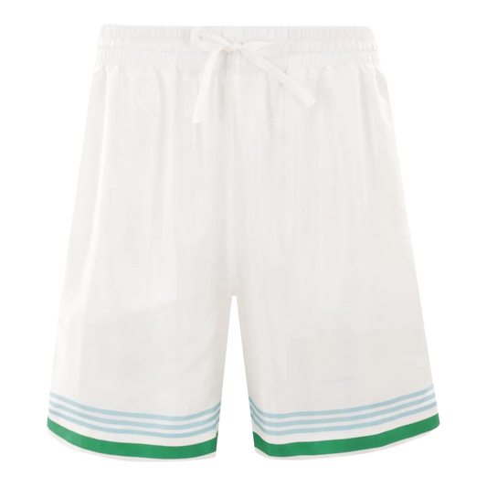 Casablanca Tennis Club Icon shorts ‘White’